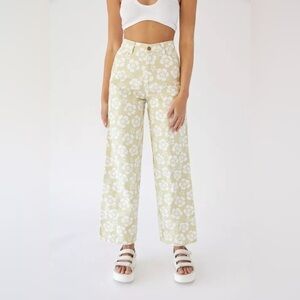 Holiday The Label High Waisted Print Denim Pants